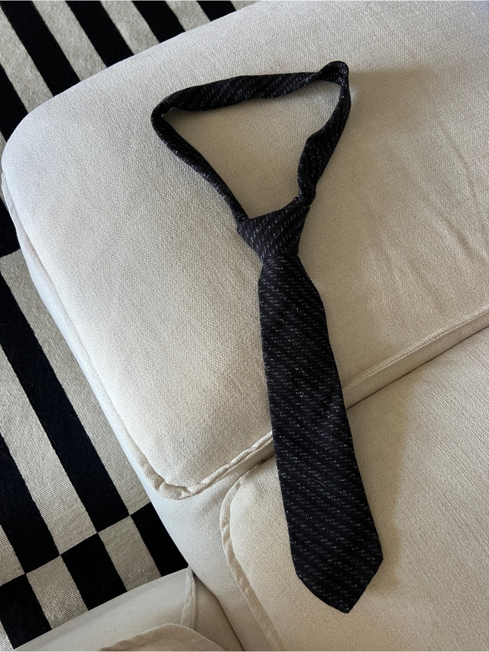Hill-Side Navy Blue SashikoTie
